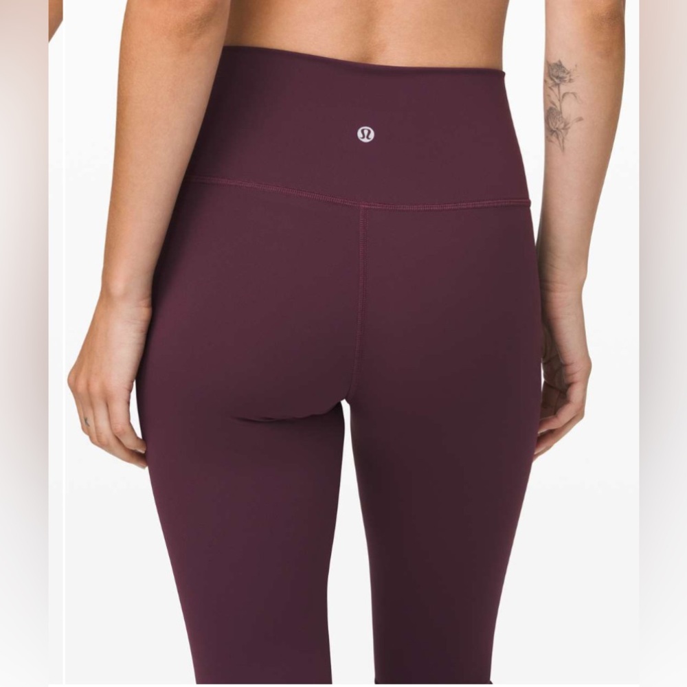 Lululemon Wunder Under 6 28” Arctic Plum - Picture 8 of 12